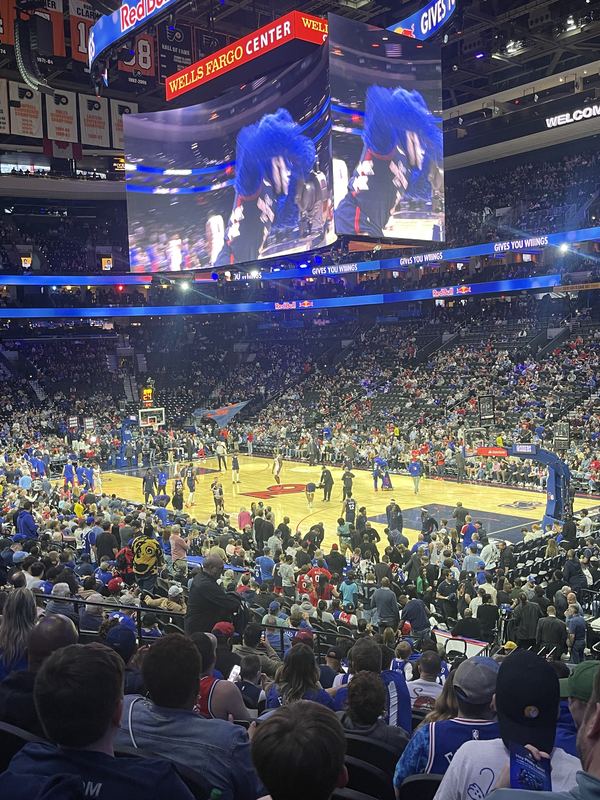 76ers v Pistons · Wells Fargo Center — photo taken at the event